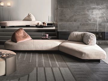 PAPILO - Corner sectional fabric sofa by Ditre Italia - view 3
